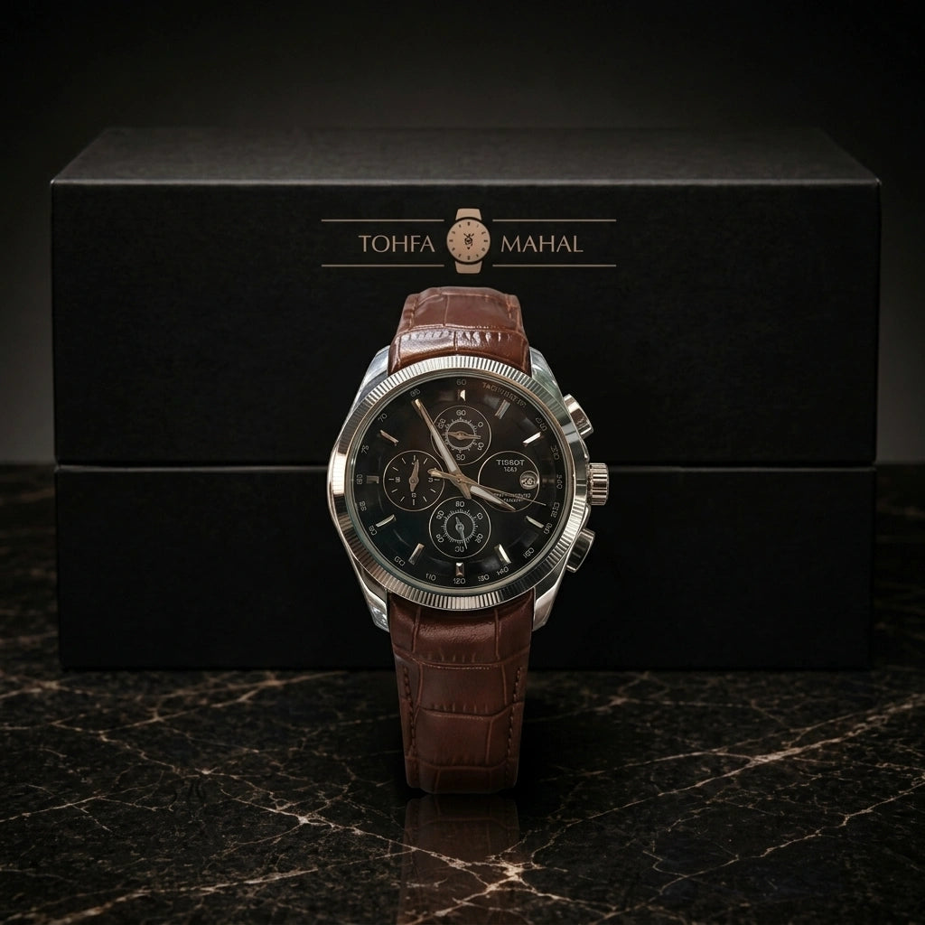 Tisot Crono Brown Black