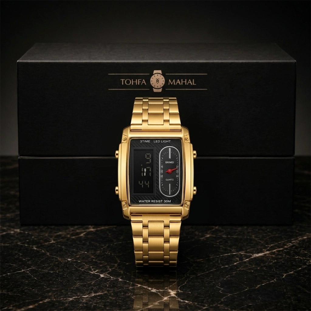 Skmi 1868 Dual Time Golden