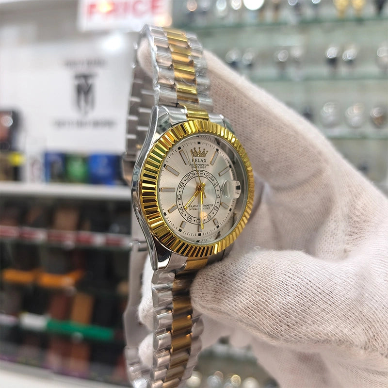 Rlx Silver Gold White