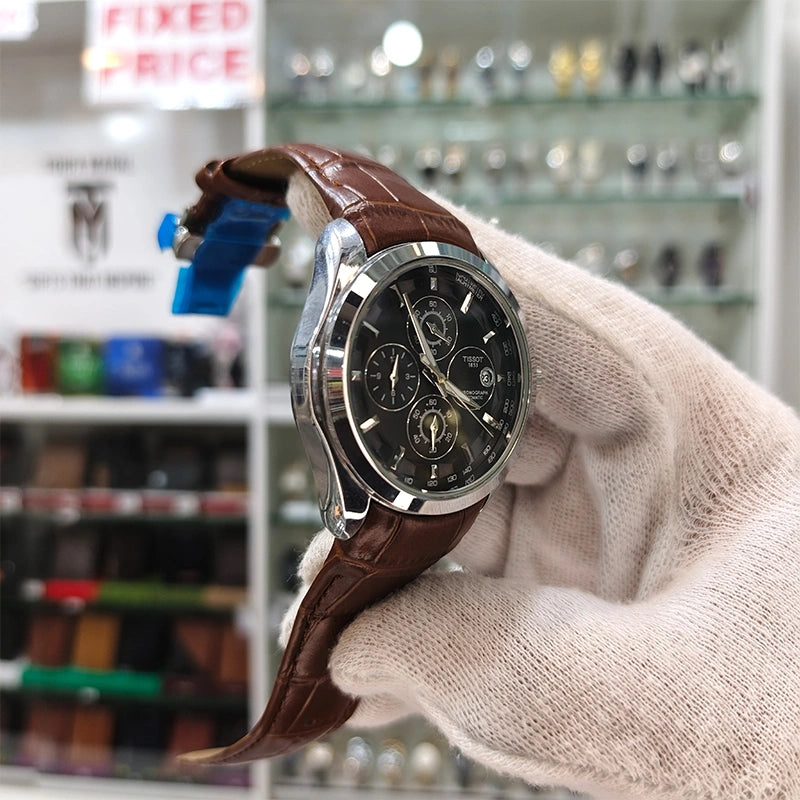 Tisot Crono Brown Black