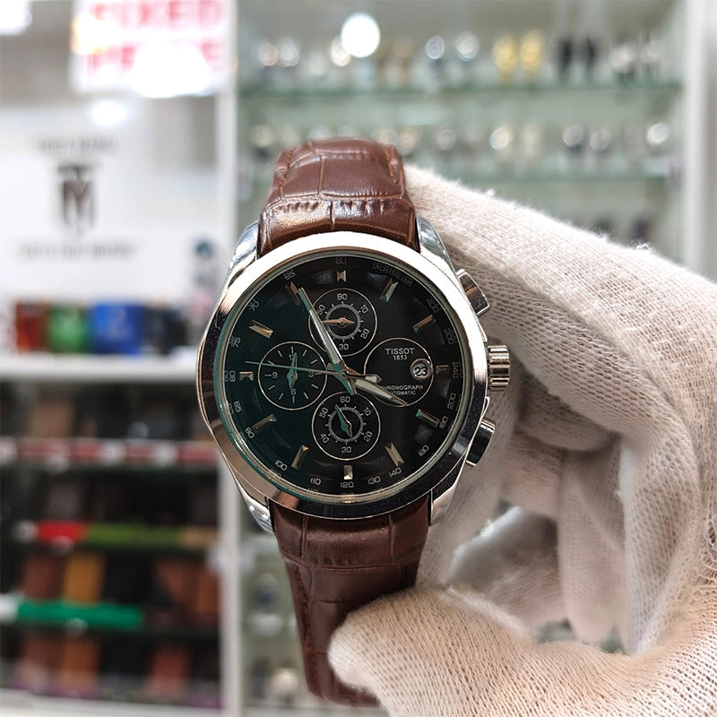 Tisot Crono Brown Black