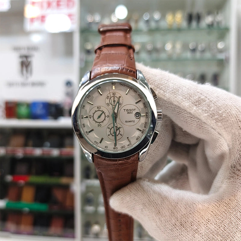 Tisot Crono White