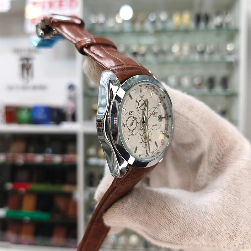 Tisot Crono White