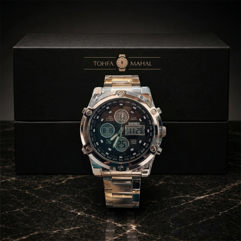 Skmi 1389 Silver Black