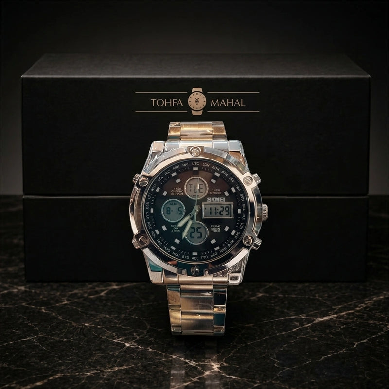 Skmi 1389 Silver Black
