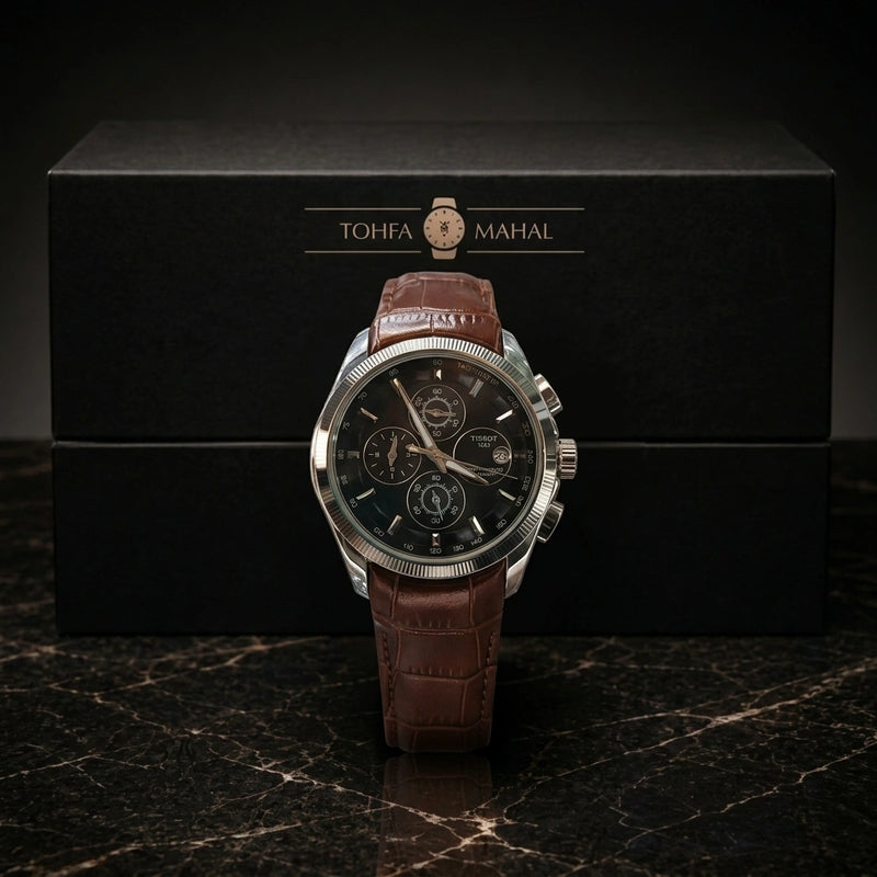 Tisot Crono Brown Black