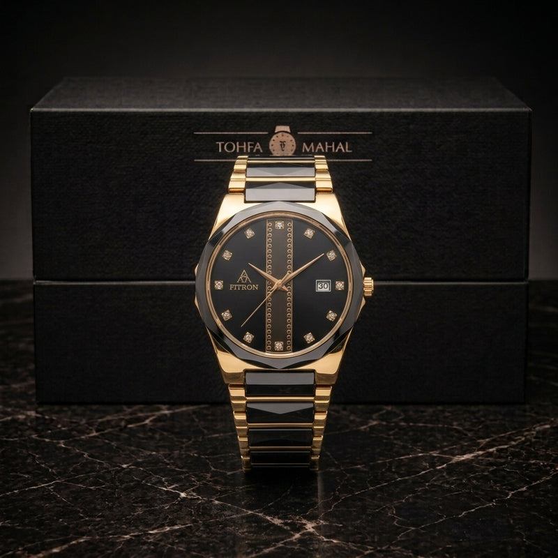 Fitron Ceramic Golden Black