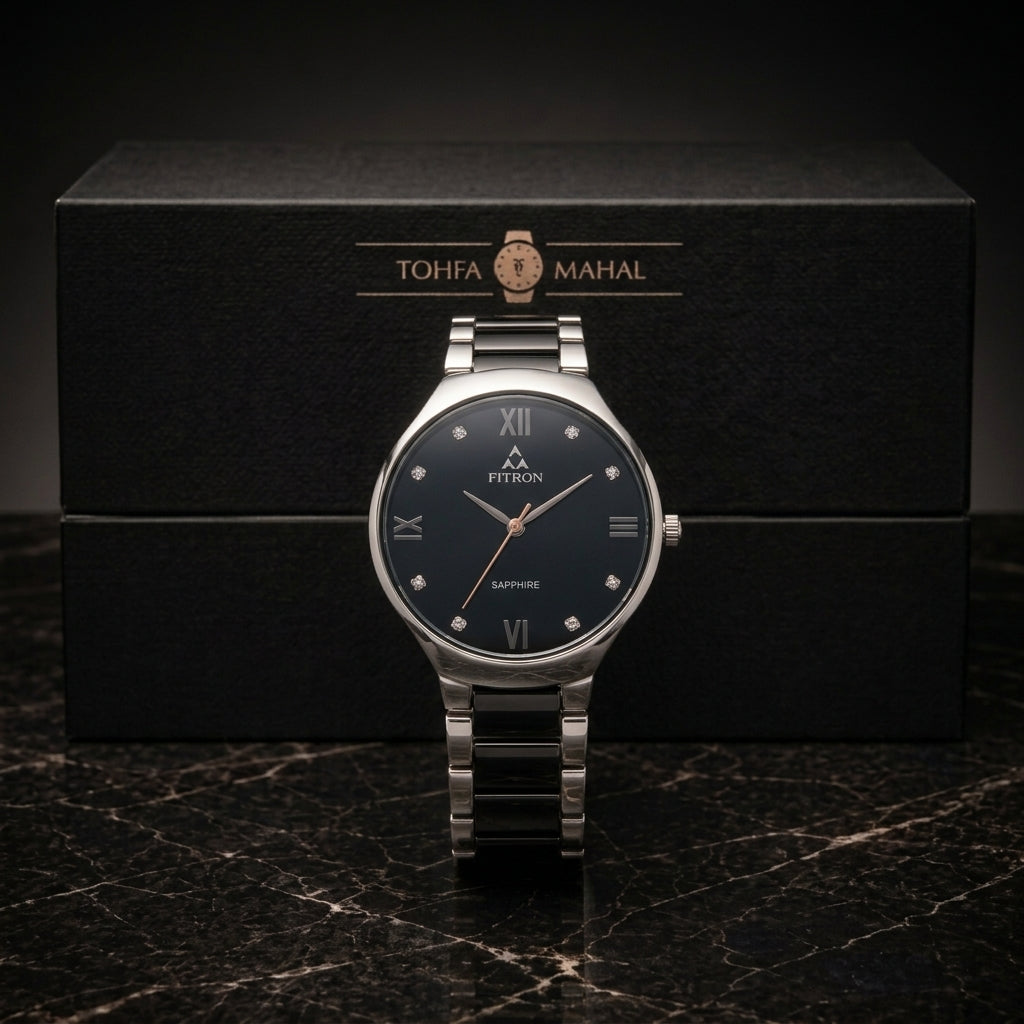 Fitron 2 Tone Silver Black