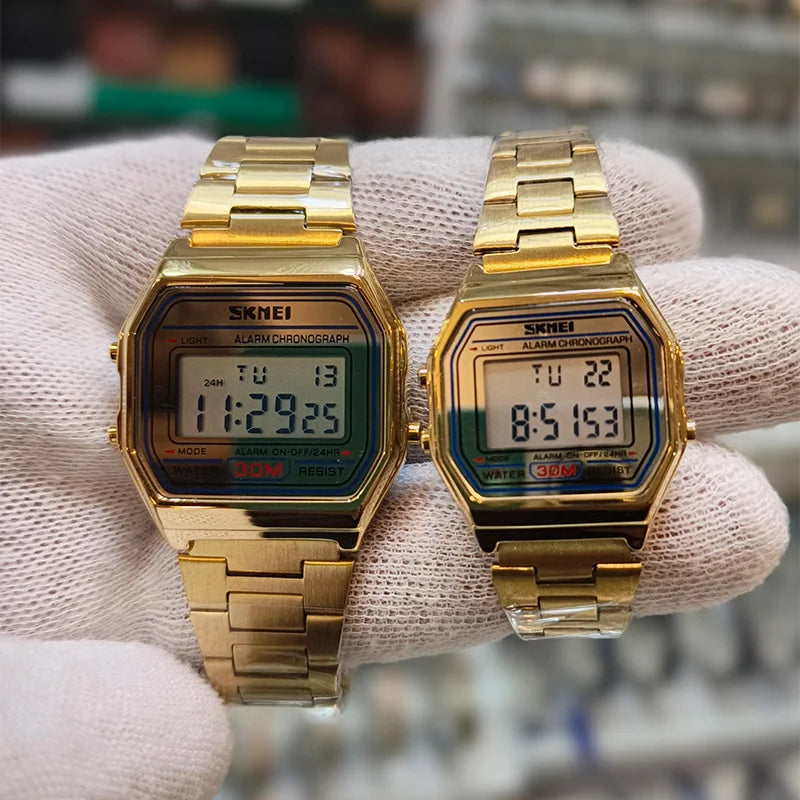 SKMI Couple Digital Watches