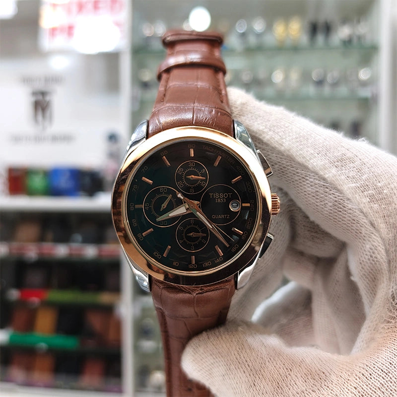 Tisot Crono Brown Black Copper