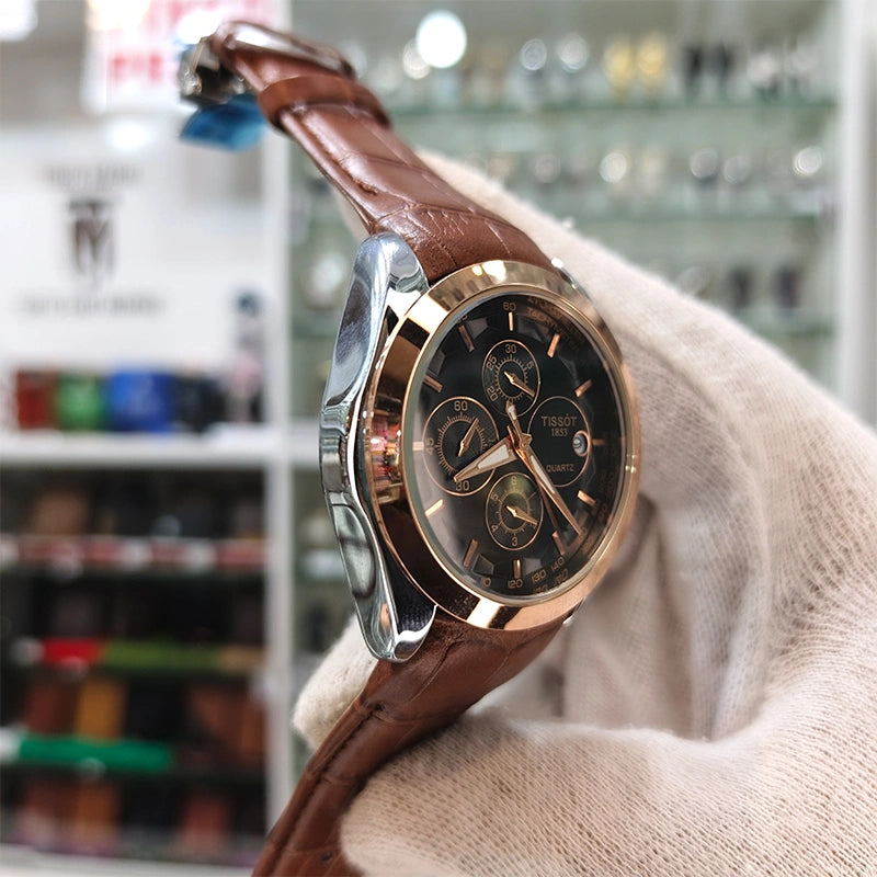 Tisot Crono Brown Black Copper