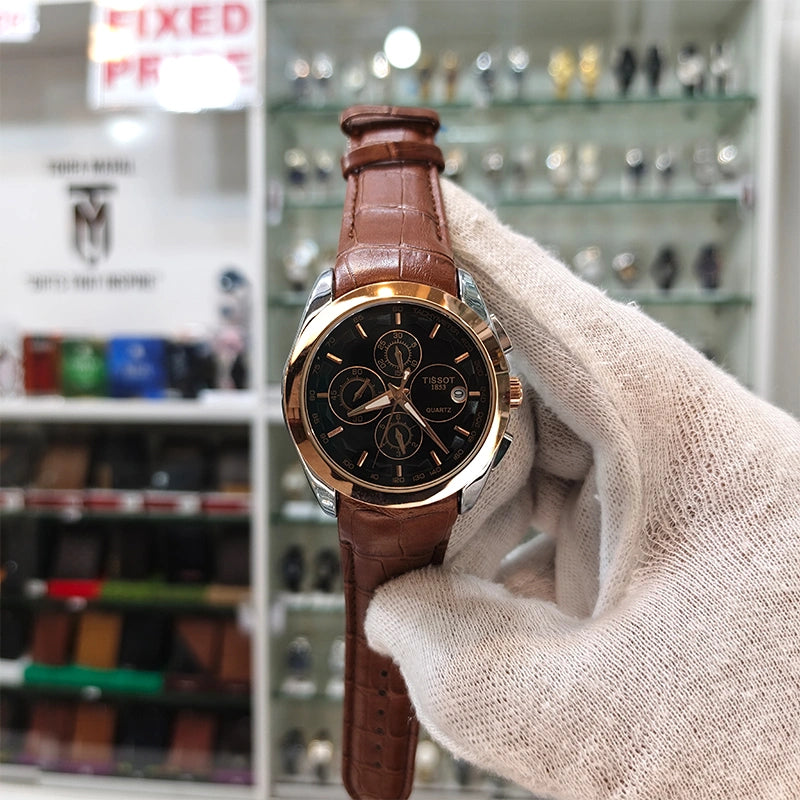 Tisot Crono Brown Black Copper