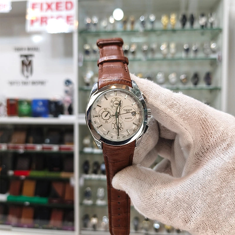 Tisot Crono White