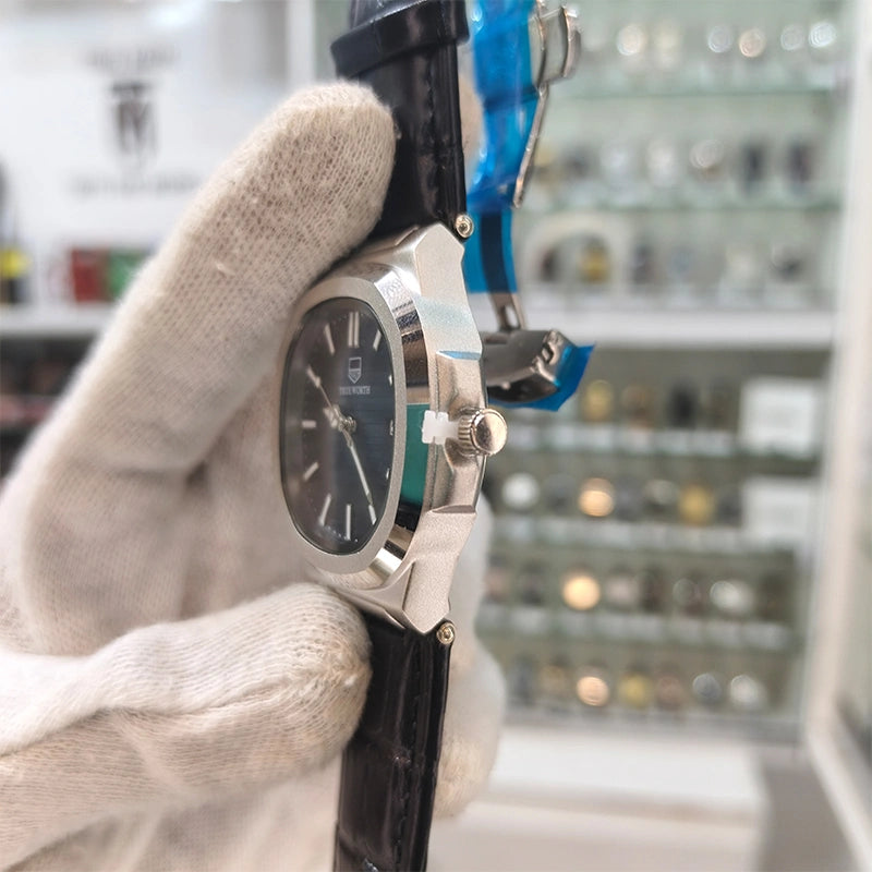 True Worth Black Blue Dial