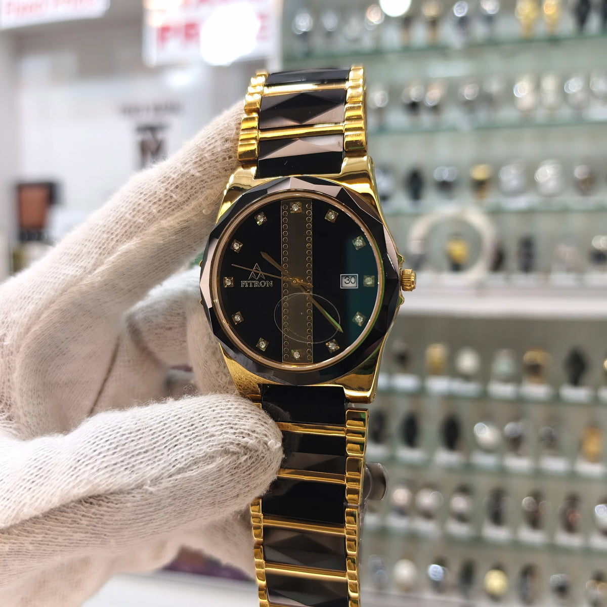 Fitron Ceramic Golden Black