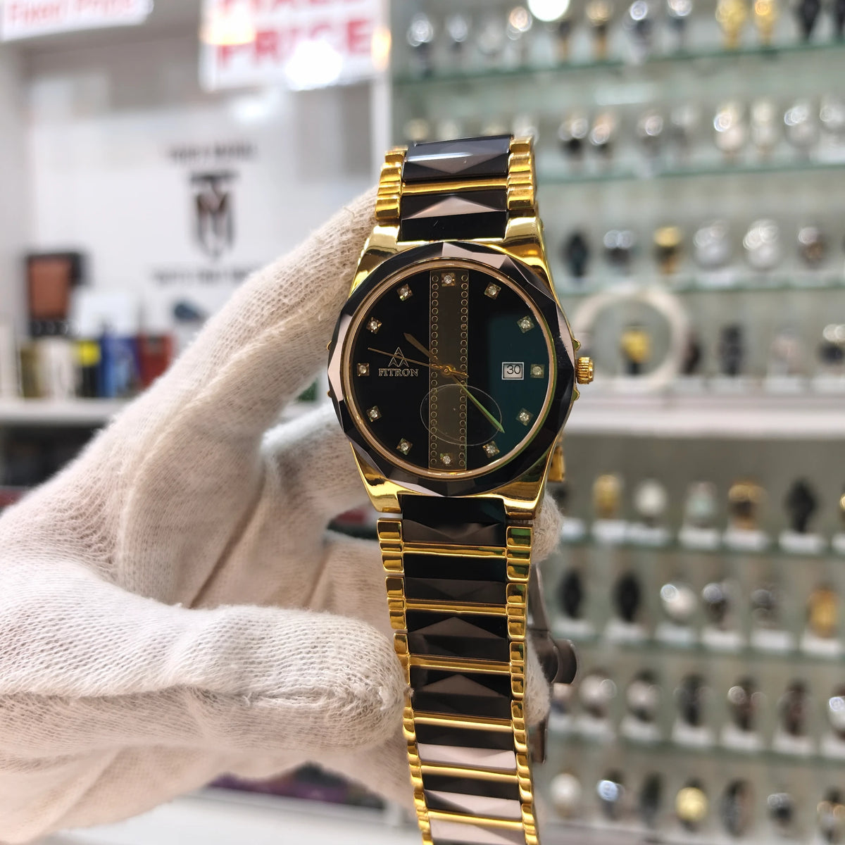 Fitron Ceramic Golden Black