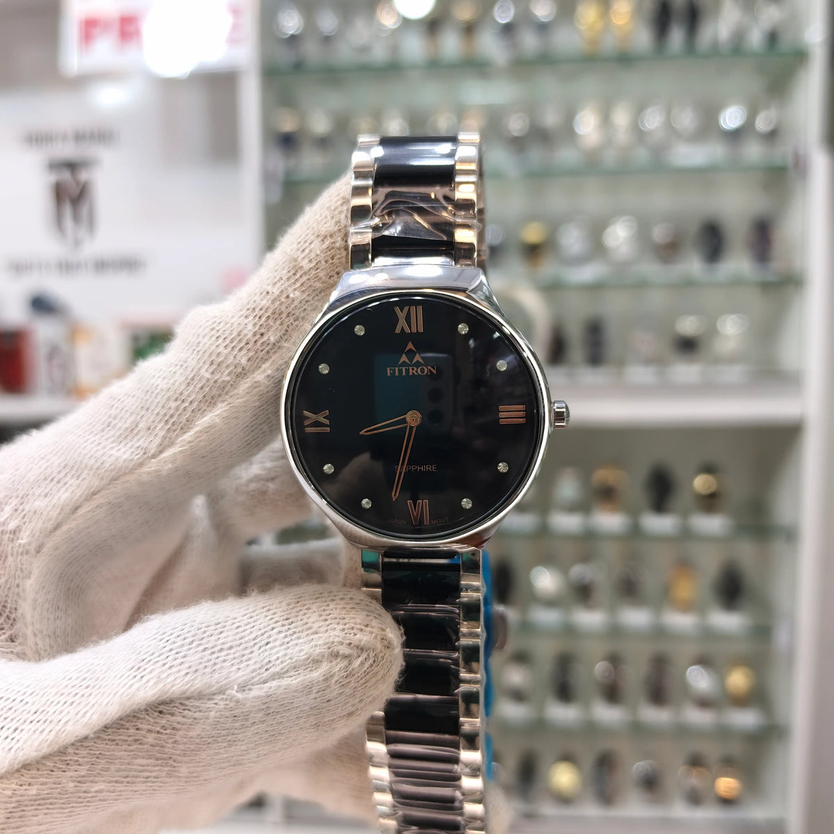 Fitron 2 Tone Silver Black