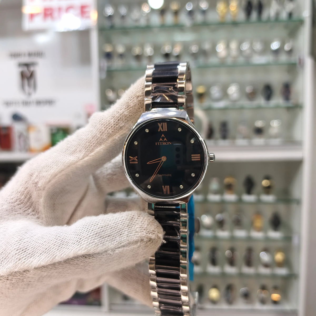 Fitron 2 Tone Silver Black