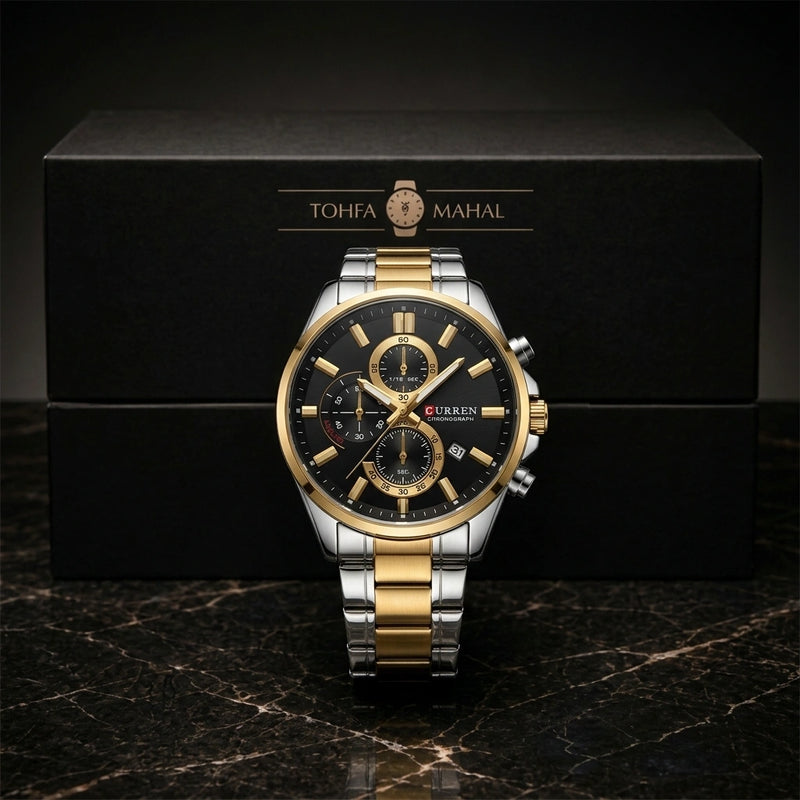 Curen 8475 Golden Silver