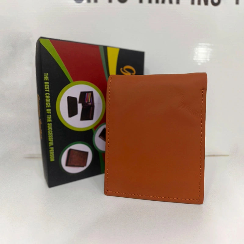 Leather Big Wallet Mustard