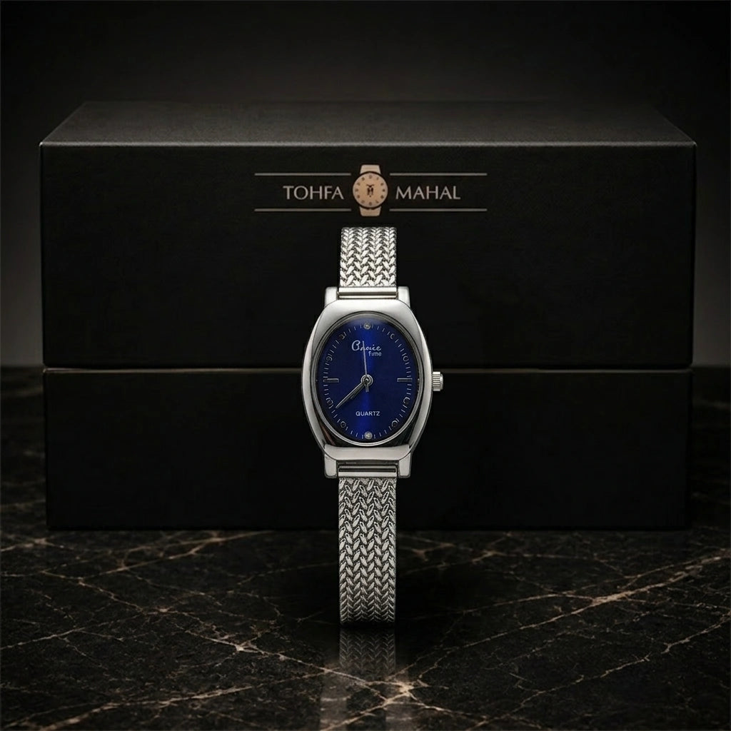 Annie Time Silver Blue Ladies