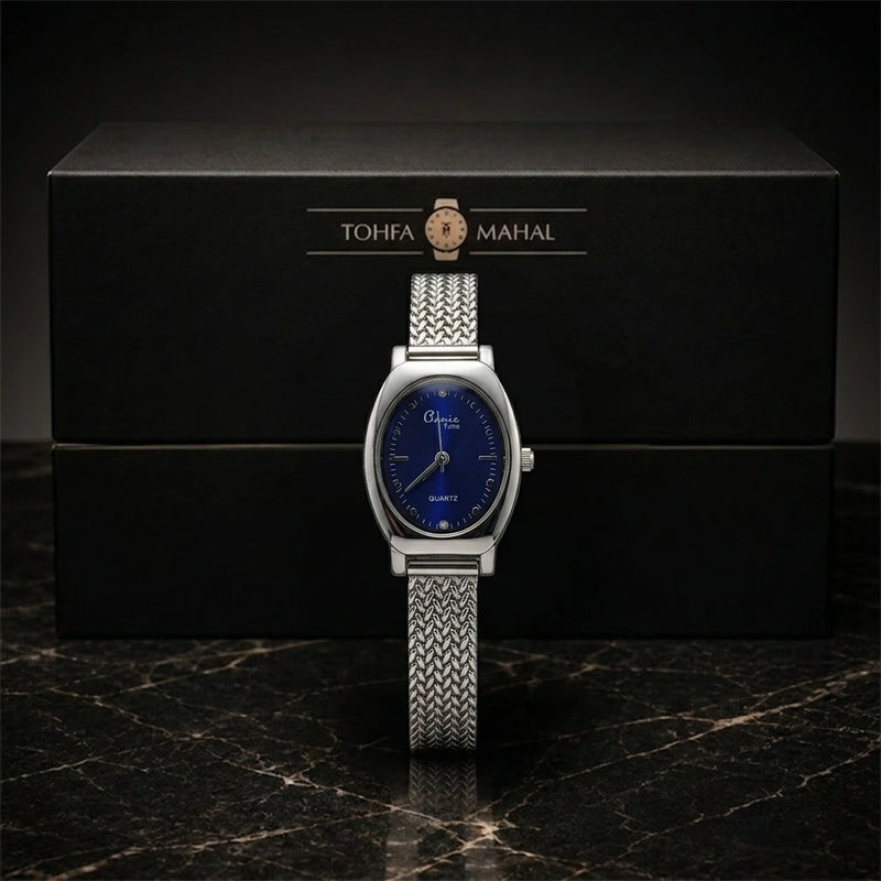 Annie Time Silver Blue Ladies