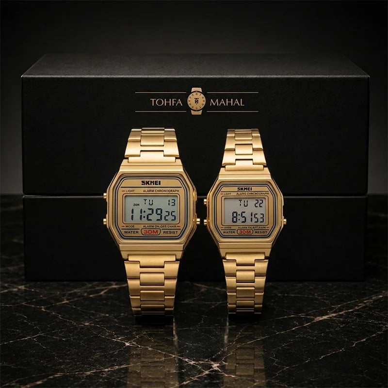 SKMI Couple Digital Watches